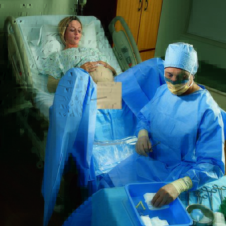 Drape Obstetrics / Gynecology Drape Under Buttoc .. .  .  